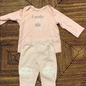 Carter’s 2 PC newborn baby outfit